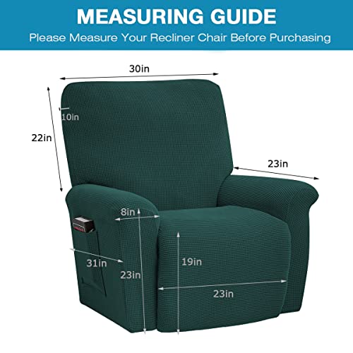 Stretch Recliner Covers, Jacquard Recliner Chair Slipcovers - Image 3
