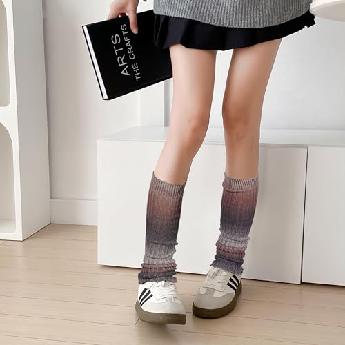 Image of Lebaley Kawaii Leg Warmers Y2K Harajuku Legs Warmer for Girls Women Lolita Accessorie Gothic Long Sock Winter Ankle Warmers