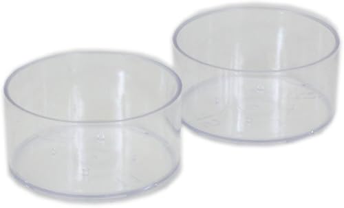 candlemakers Tea Light Clear Plastic Cups: 100 Cups