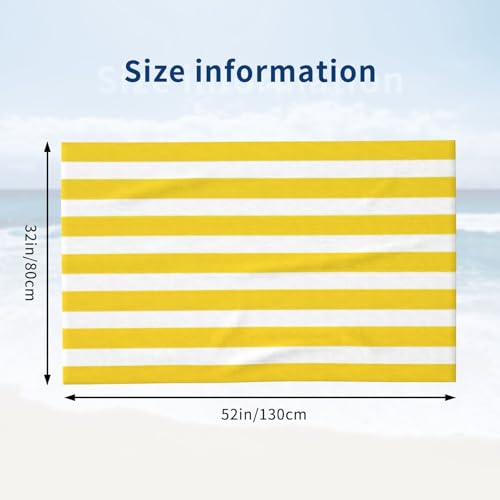 Serviette de bain microfibre jaune 81x132 cm drap douche absorbant