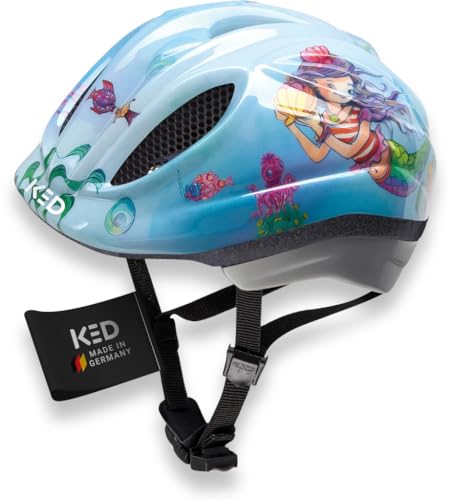 KED Meggy II Originals Kinderhelm – Sicherer Fahrradhelm Mit LED, Insektenschutz, MaxShell Technologie, Komfortbelüftung | Farbe: Nella Nixe | Größe: 44-49 (XS) KED Meggy II Originals Kinderhelm – Sicherer Fahrradhelm Mit LED, Insektenschutz, MaxShell Technologie, Komfortbelüftung | Farbe: Nella Nixe | Größe: 44-49 (XS)