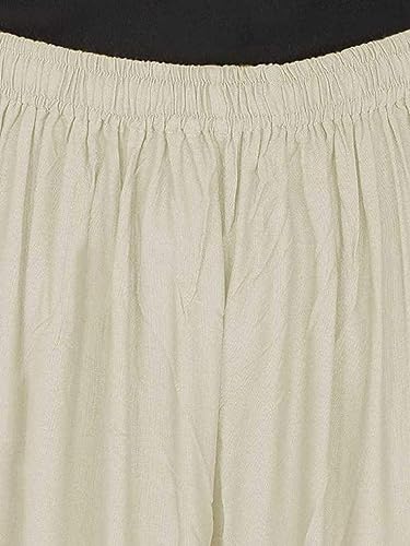 Image of Fancy Star Women Super-Combed Cotton and Rayon Solid Full Length Regular Palazzo