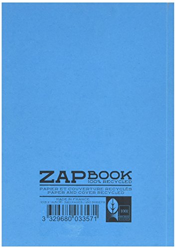 Clairefontaine, Ref 3357C, Recycled Zap Book (160 Pages), A6 (148 x 105mm) Size, Recycled 80gsm Paper, Acid Free, pH Neutral - Image 2