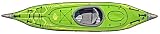 Advanced Elements AdvancedFrame Convertible Inflatable Kayak, Green