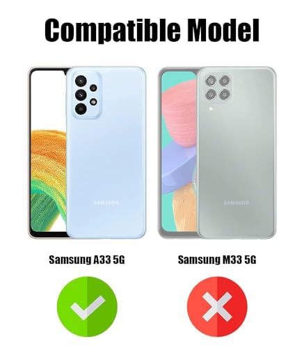Image of Jkobi Silicone Back Cover Case for Samsung Galaxy A33 5G (Clear Shockproof Case with Camera Protection | Soft and Flexible | Transparent)