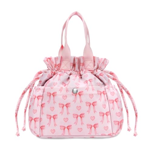 Yarnic Lunch Bag Women Insulated Lunch Box with Water Bottle Holder