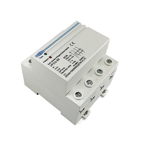Relais de protection triphasé haute précision 60A 380V rail DIN quatre fils - 4