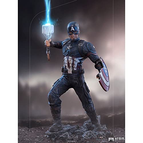 Iron Studios Statue Captain America Ultimate - The Infinity Saga - Art Scale 1/10 #TOP1