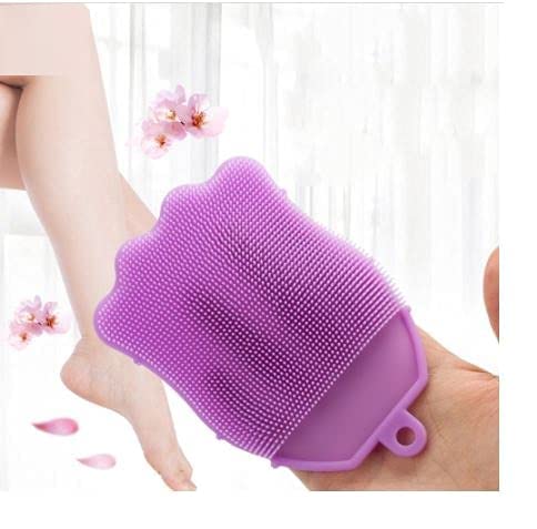 JEEJEX multifunction silicone bath brush body scrubber for baby kids children Anti Cellulite bath gloves exfoliating body scrubber for baby shower 2