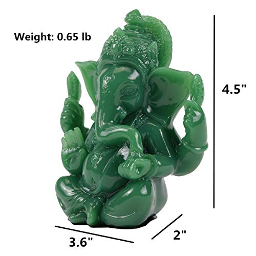 Estatua de Lord Ganesha decorativa para hogar y auto miniatura 2