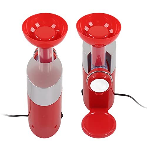 Máquina de Sorvete Vermelha Fácil Limpeza Durável Melhor Sabor Máquina de Fazer Sobremesas de Frutas
