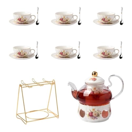 Noritake Austin Platinum Footed Cup & Saucer Set, Fine China Dinnerware