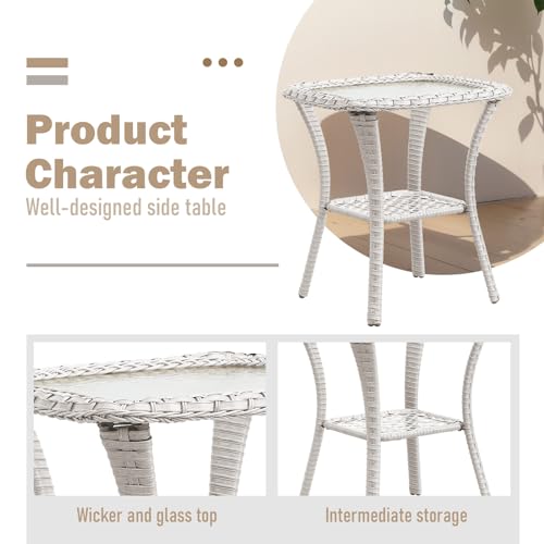 Outdoor-Side-Table-Patio-Side-Table-Side-Table-Outside-Outdoor-Table-Outdoor-Side-TableLight-Beige Outdoor Side Table Patio Side Table Side Table Outside Outdoor Table Outdoor Side TableLight Beige