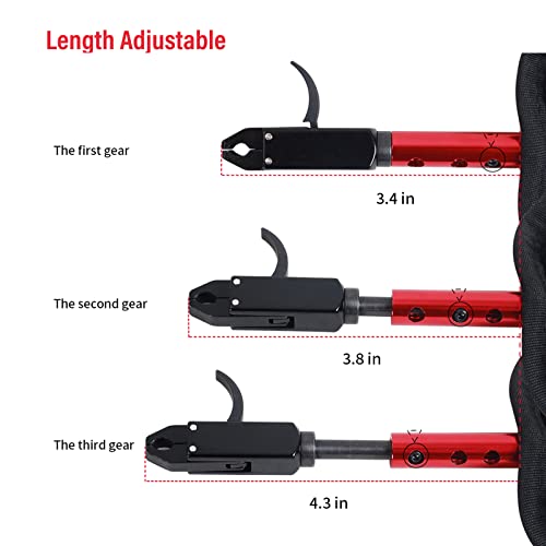 Markenlos Sehnenauslöser Hunter bis zu 80 LBS Recurve Compound Bogen Bow Release 2 Markenlos Sehnenauslöser Hunter bis zu 80 LBS Recurve Compound Bogen Bow Release – Bild 2