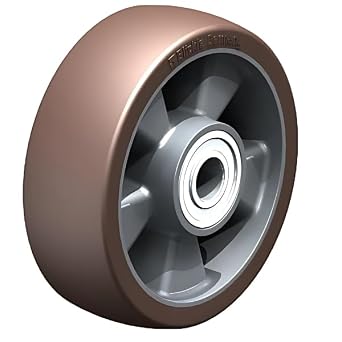 6-5/16" x 2" Blickle Heavy Duty Wheel with Blickle Besthane Polyurethane Tread on Aluminum Wheel Center