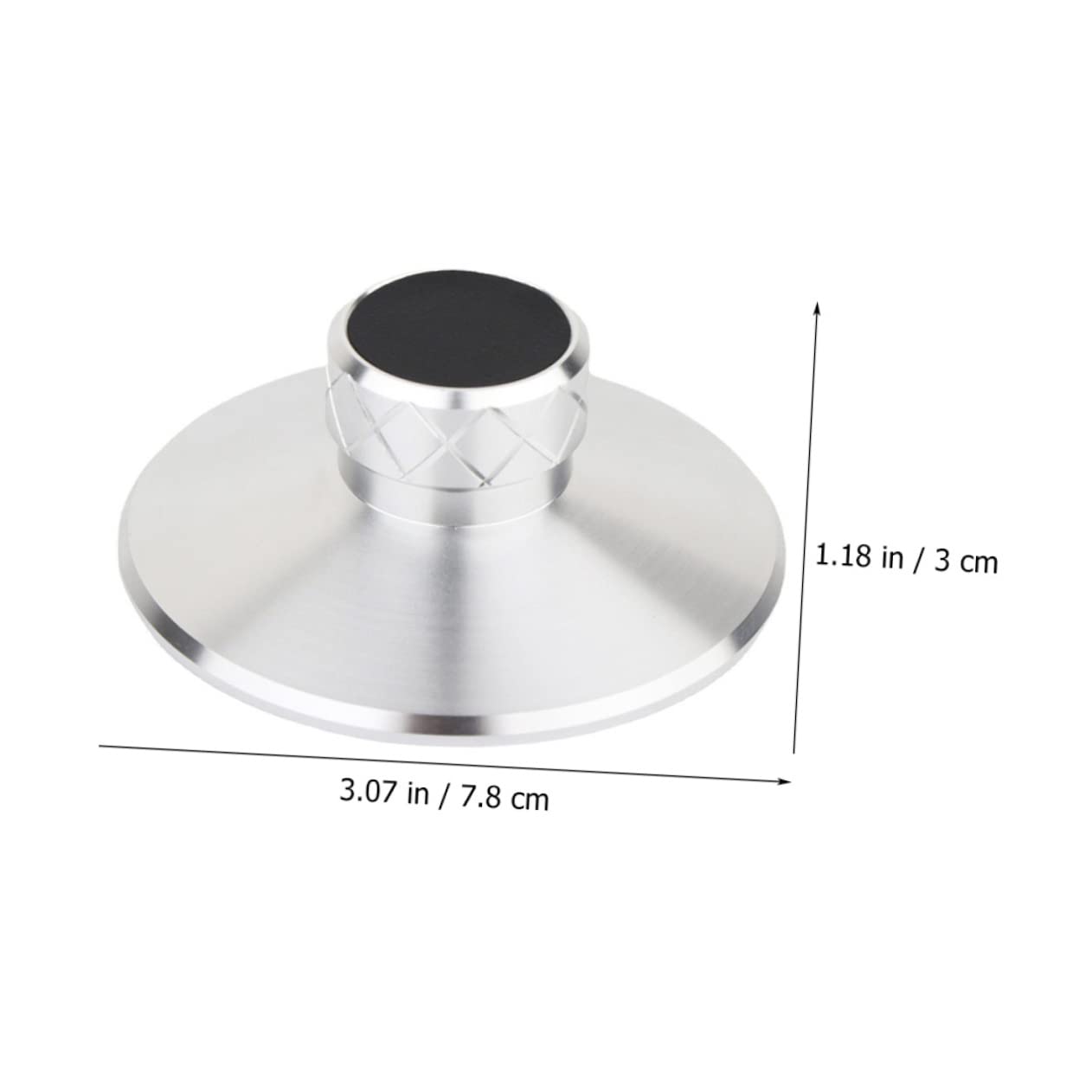 Uonlytech Disco Stabilizzatore in Lega Per Vinile Morsetto Peso Del Disco Per Giradischi in Accessori Per Vinile Per Ridurre