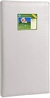 Sealy Baby Soybean Foam-Core Waterproof Standard Toddler & Baby Crib Mattress – Lightweight