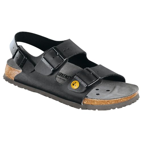 Birkenstock 634798-42-schmales Fußsbett ESD Berufsschuh Milano Antistatik Birko-Flor SCHWARZ Gr. 42 - schmales Fußbett, ...
