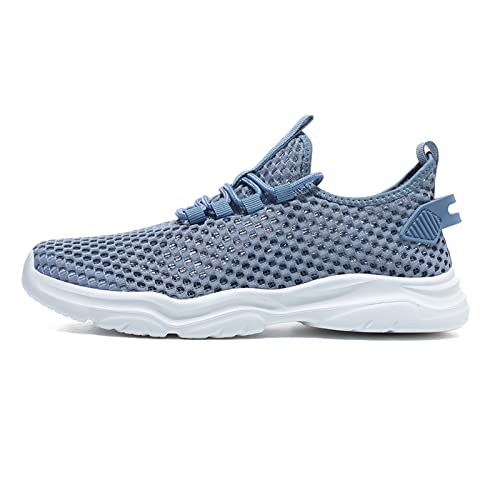 Chaussures de sport homme bleu pointure 46 avec maille creuse respirante