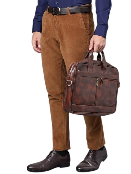 hancock Men Corduroy Formal Trousers-picture-33