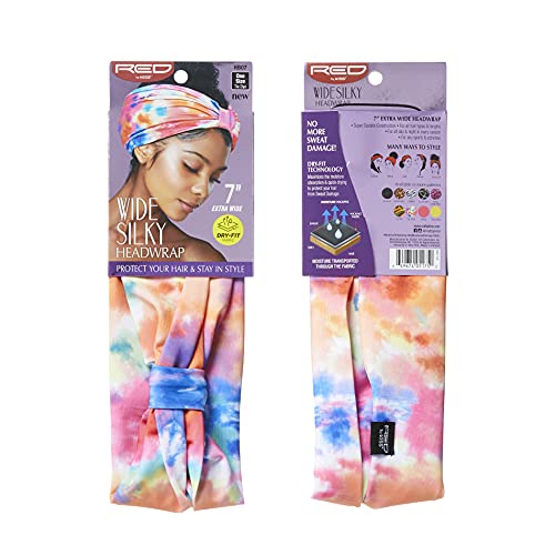 Diadema ancha extra grande de textura satinada para proteger el cabello rizado 4