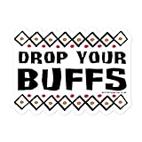 Survivor Drop Your Buffs Die Cut Sticker