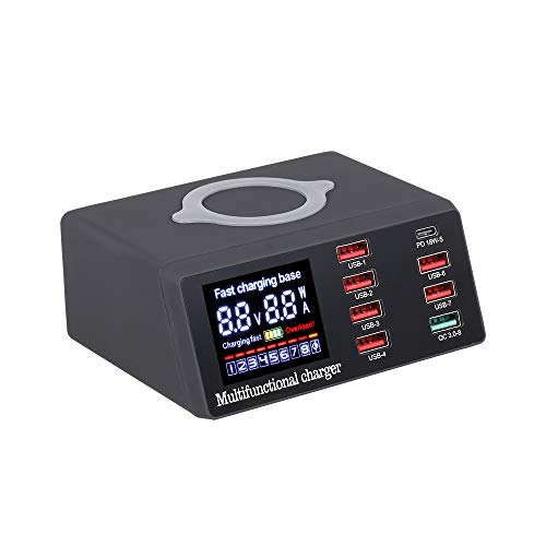 Bloc multiprise USB charge rapide et induction X9 HUIOP pour bureau et table de nuit