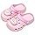 SMajong Zoccoli Sabot Bambini Antiscivolo Scarpe da Giardino Ragazzi Ragazze Estate Sandali da Spiaggia Carino Ciabatte Pantofole Stile C Rosa 25/26 EU