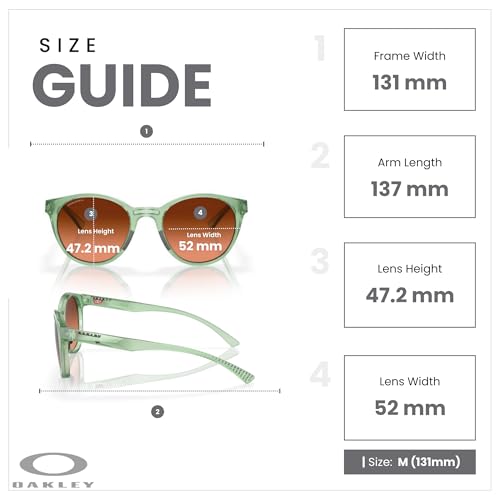 Oakley Spindrift OO9474 Round Sunglasses for Women+ Bundle Accessory Leash Kit, Microfiber Pouch4