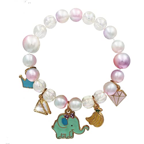 Braccialetti amicizia bambini, Brachial con Gioielli, braccialetti Set, braccialetti bambini principessa per line brachial gioielli ragazza per Regalo Festa Compleanno Natale Halloween(elefante)