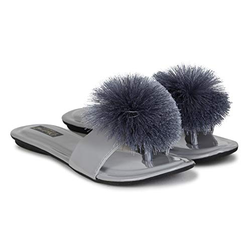 Dhairya Collection Ladies Flat Stylish Full Flower Slipper