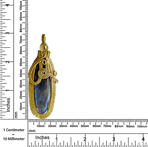 Pendentif Labradorite unisexe pour sublimer vos bijoux de mode