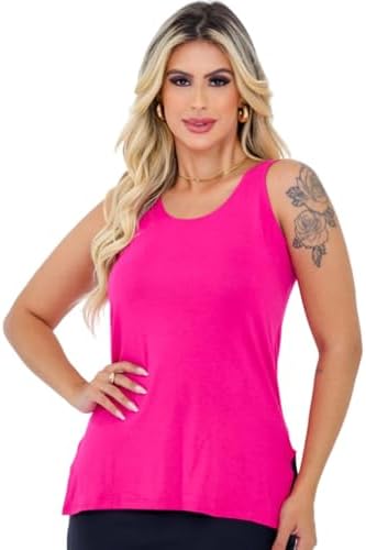 Camisa Regata Tapa Bumbum Feminina Fitness com Tecido Flexível Vi...