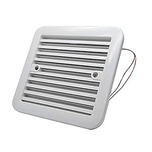 Ventilation de ventilation d’air de ventilateur d’échappement de refroidissement 12V pour camping-car RV caravane blanc