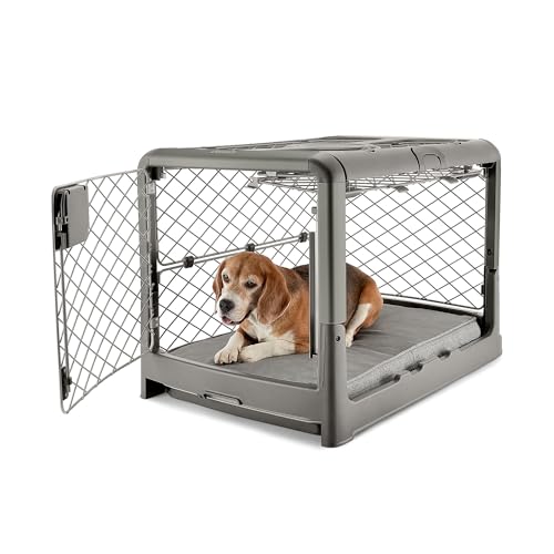 DIGGS Revol Collapsible Dog Crate with Wheels - Premium Portable