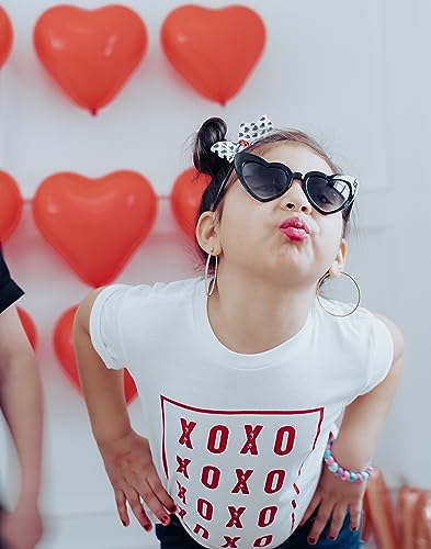 ShadyVEU Cute Heart Shaped Fashion UV400 Retro Fun Gradient Lens Party Toddler Kids Sunglasses4