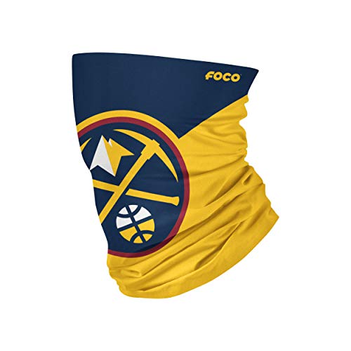FOCO Denver Nuggets NBA Big Logo Gaiter Scarf - Youth