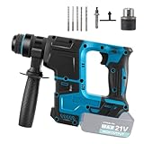 Akku-Kombihammer 18V System Akku,Professional 18V System Akku Bohrhammer, ideal zum Bohren von 6- bis 10-mm-Löchern, KickBack Control und Vibration Control, inkl. ohne Akku/Ladegerät)