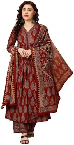 KLOSIA Women Printed Kurta and Pant Set with Dupatta
