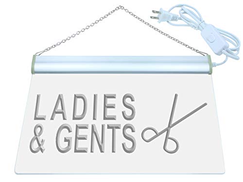 ADVPRO Hair Cut Scissor Ladies Gents Barber LED Neon Sign Red 24 x 16 Inches st4s64-i873-r