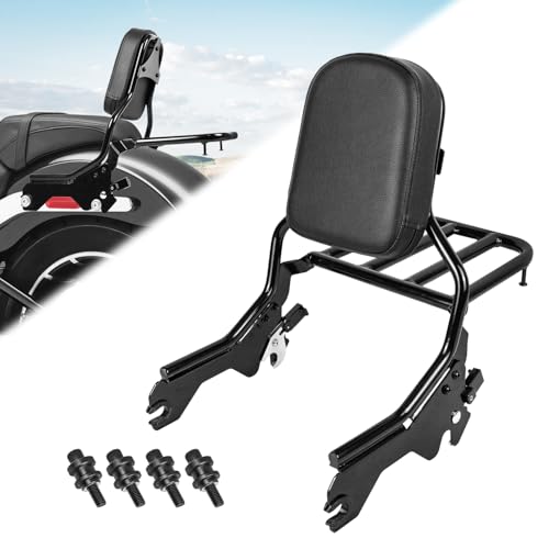 Dossier passager Softail Low Rider FXLRS avec porte-bagages arrière et kit de montage