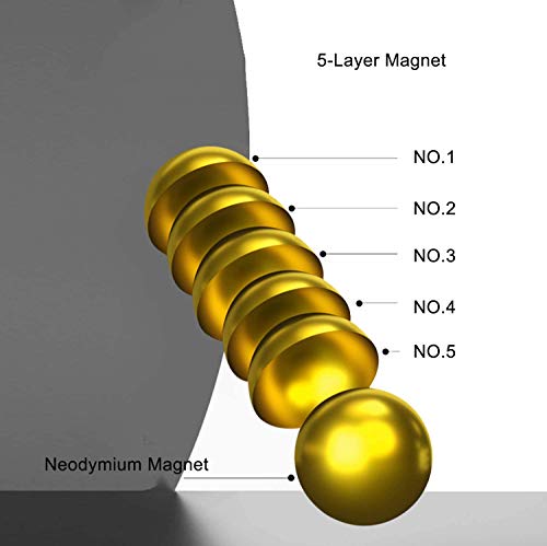 image for ROVFER Building Game 3 MM Magnetic Balls Sculpture Building Blocks Toy