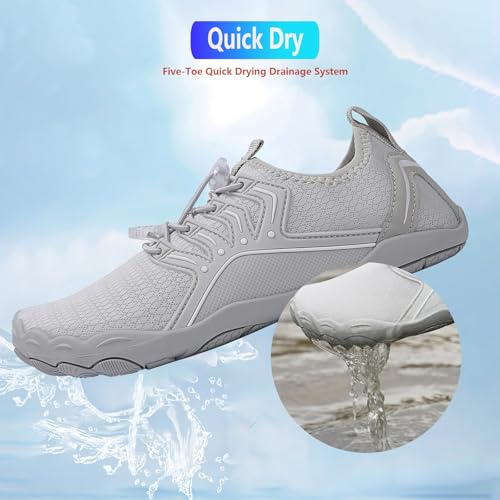 Image of Hike Barefoot Shoes Women Men Pro Water Footwear Wide Toe Box Non-Slip Unisex Athletic Outdoor Running Shoes
