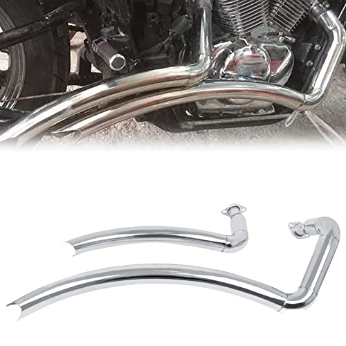 MKYOKO Motorrad Auspuff Schalldämpfer Volle Auspuffanlage Drag Pipes Schalldämpfer Für K&awasaki EN800 VN800 Für Vulcan S 800 VN400