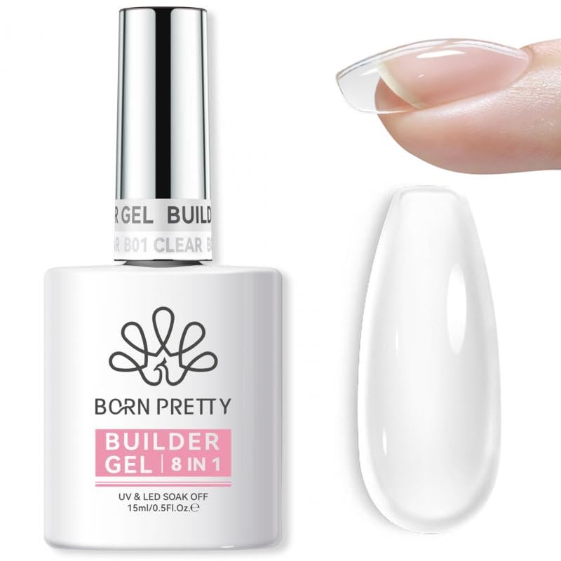 Amazon.co.jp: BORN PRETTY ビルダージェル 8 in 1クリアジェル 15ml