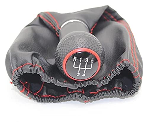 DERAPY Pour Seat Ibiza 1996 1997 1998 1999 2000 2001 Accessoires De Voiture Pommeau De Levier De Vitesse De Voiture À 5 Vitesses