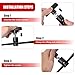 Sinytuto 2 PCS Car Engine Hood Support Rod Replacements, Multi-Purpose Metal Vehicle Hood Strut Clamp-Lifting Tools, Universal Anti-Slip Durable Automotive Support Device Accessories (Red)