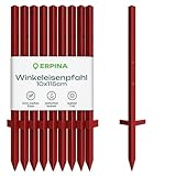 10x Winkeleisenpfahl 115cm lang - der robuste Weidezaunpfahl für harte Böden verleiht dem Weidezaun sicheren Halt - für die langlebige und sichere Einzäunung von Weideflächen.