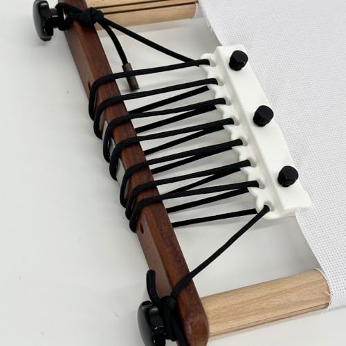 Stitch Side Tension Set for Canvas Stretching - Adjustable Embroidery Frame System with Scroll Rods, Perfect for Cross Stitch and Needlework Projects - Frame Canvas Tension W-Stands