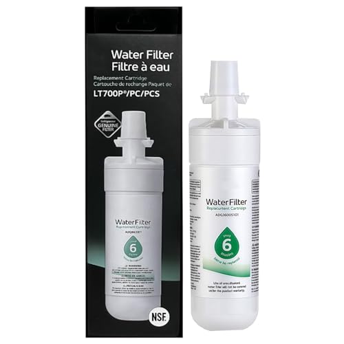 Catálogo de Refrigeradores Lg en Walmart - 5 favoritos. 49 Filtro de Agua para Refrigerador LG LT700P, Certificado por NSF/ANSY, Repuesto de Filtro para Refrigerador, Compatible con Refrigeradores LG LT700P/PC/PCS 1 Pieza